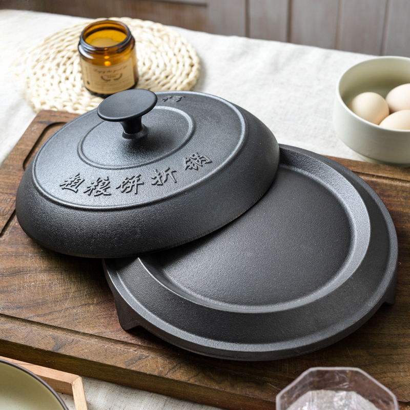 Induction Cooker Commercial - Zware authentieke gietijzeren bakplaat, antiaanbaklaag, pannenkoek,