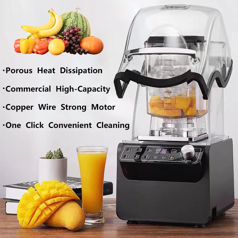 Commercial Blender Heavy Duty - 1800W Commerciële Ijs Blender Machine Zware