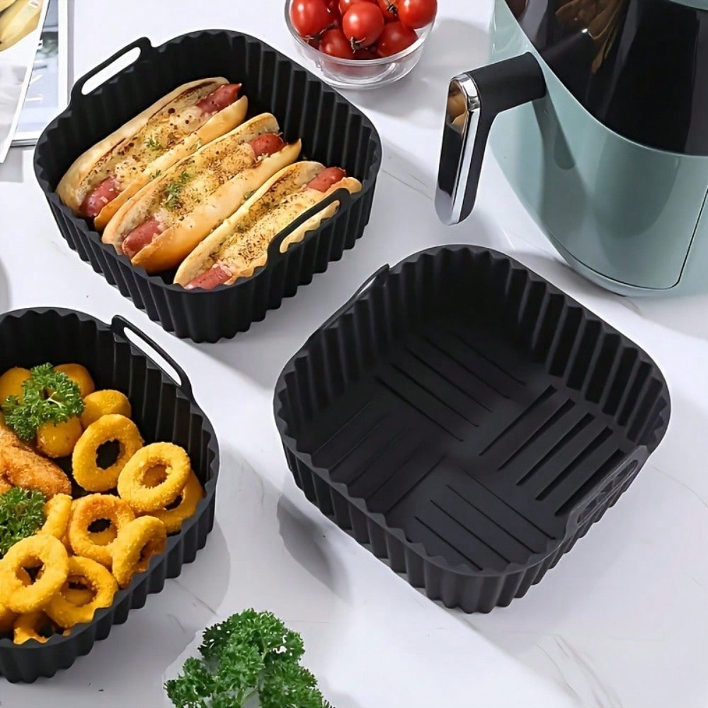 Commercial Kitchen Items - 1 stuks herbruikbare siliconen airfryer voering,