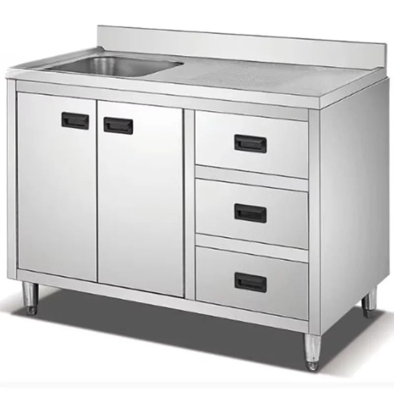Commercial Kitchen Sink - Zwaar uitgevoerde restaurantkeuken opbergtafel Onafhankelijke commerciële
