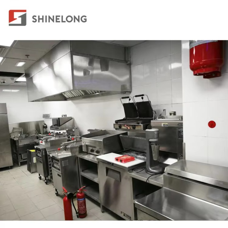 Commercial Kitchen Layout - Fastfood restaurantapparatuur keukenindeling ontwerp commerciële fastfoodapparatuur