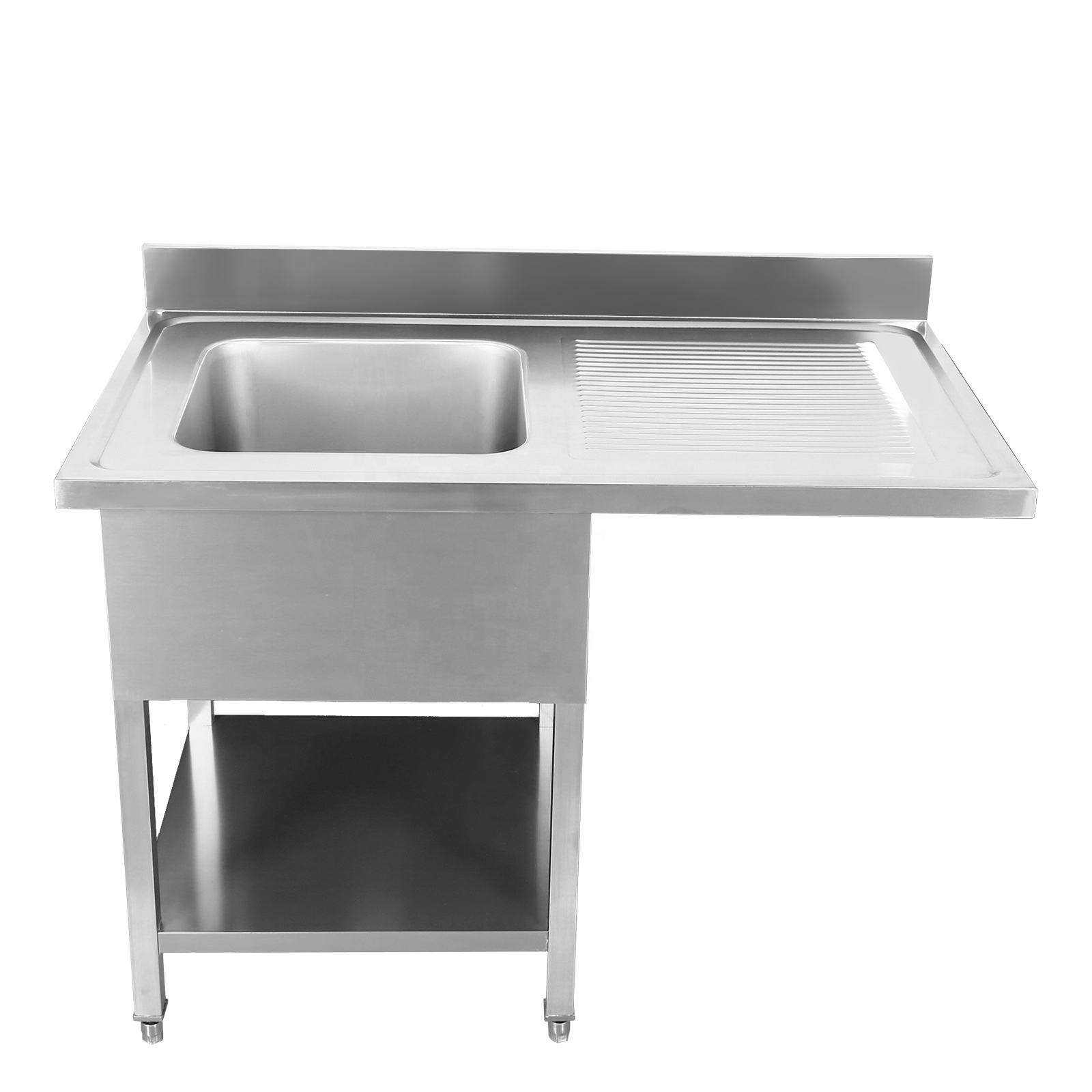 Commercial Kitchen Sink - RVS werktafel commerciële keuken spoelbak stalen