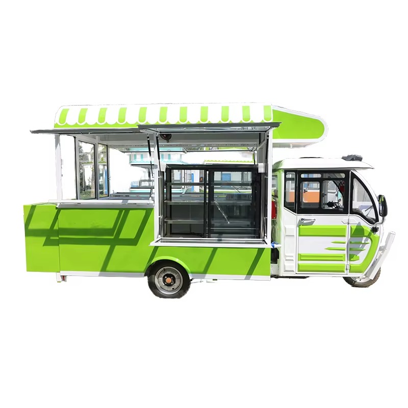 Commercial Kitchen Layout - Commerciële brandstof aangedreven 3-wiel foodtruck met