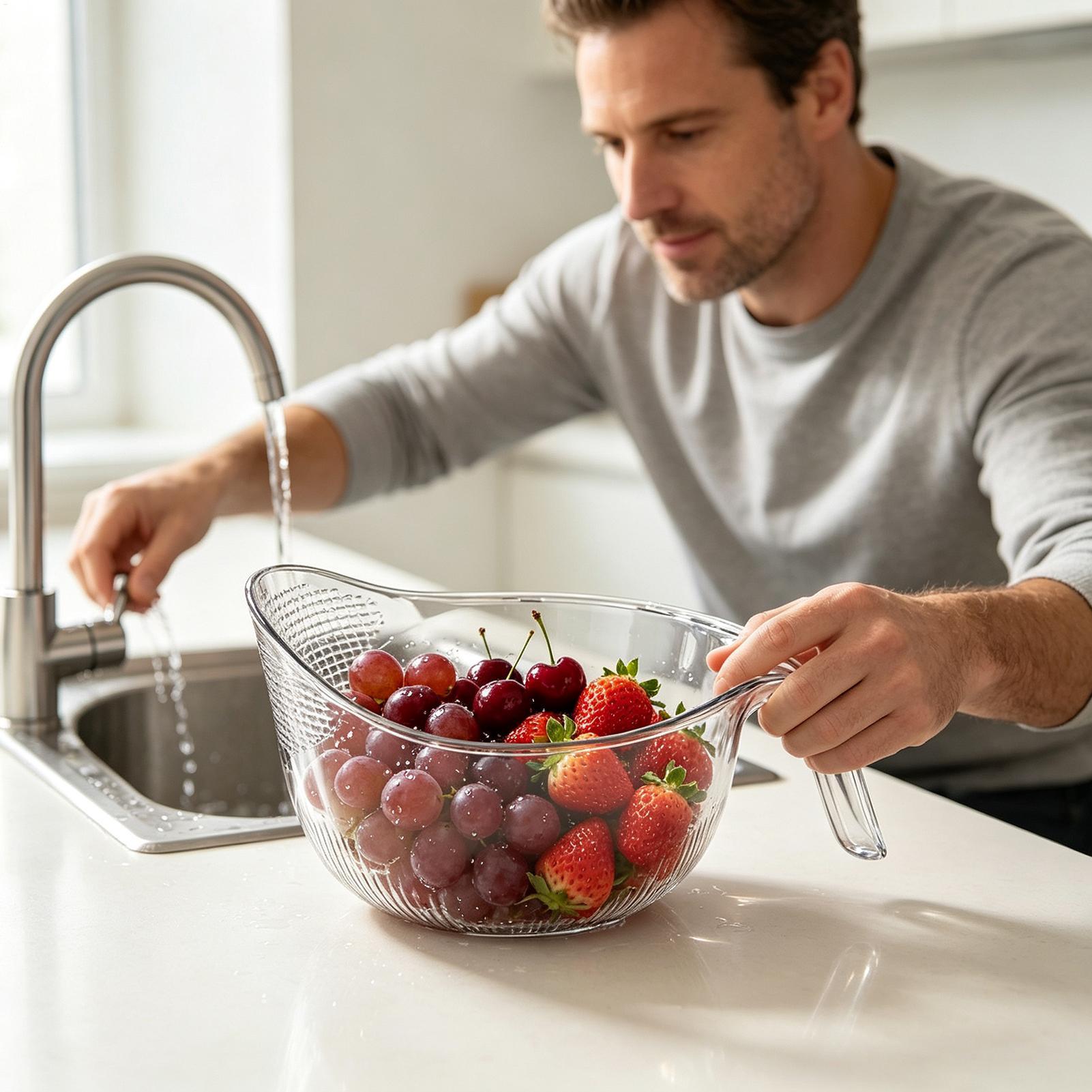 1 Stuk Rijstafvoermandje Rijst - Commercial Kitchen Items recensie en prijs