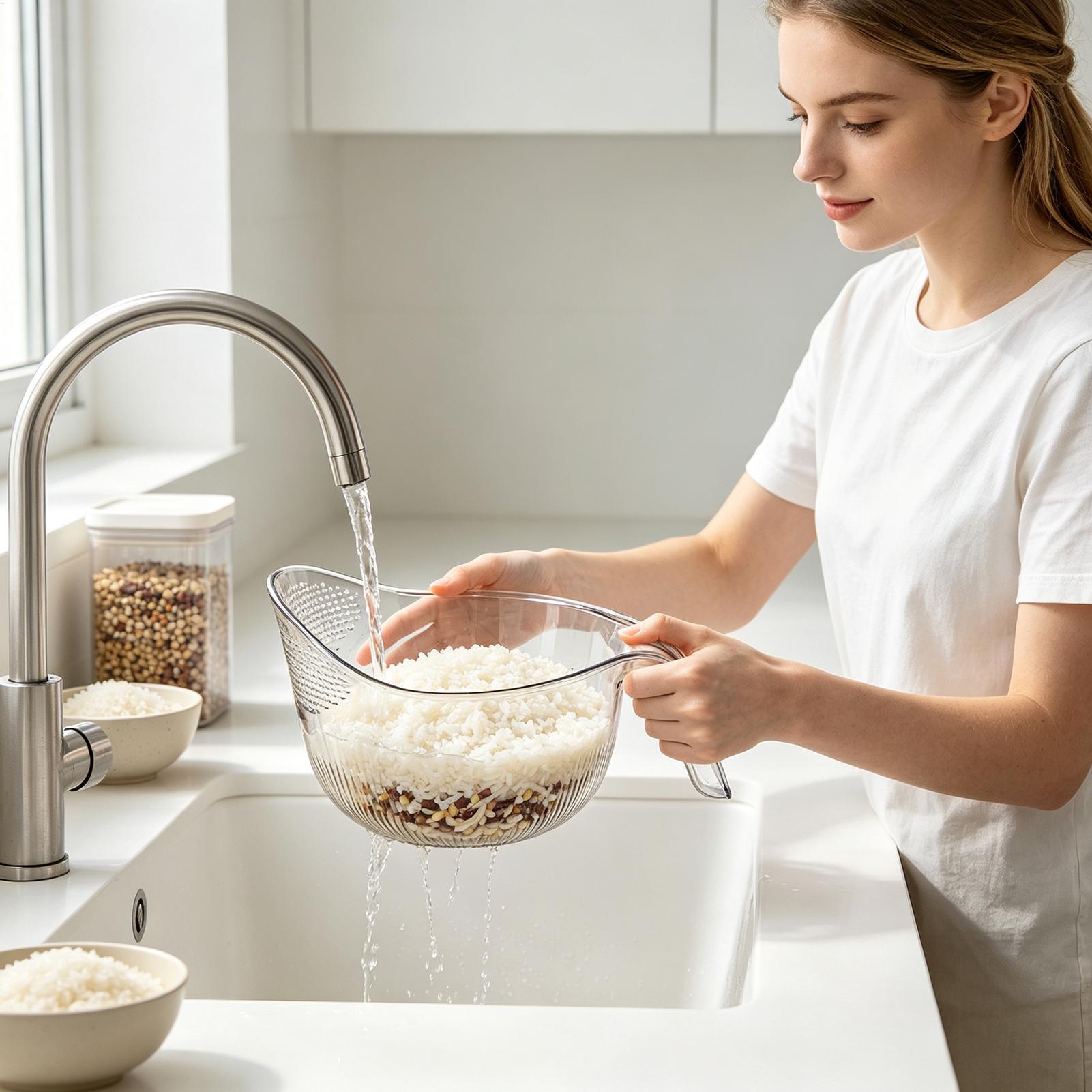 1 Stuk Rijstafvoermandje Rijst - Commercial Kitchen Items recensie en prijs