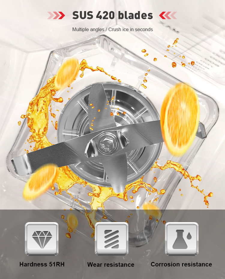 Krachtige 1.8L professionele k - Commercial Blender Heavy Duty recensie en prijs