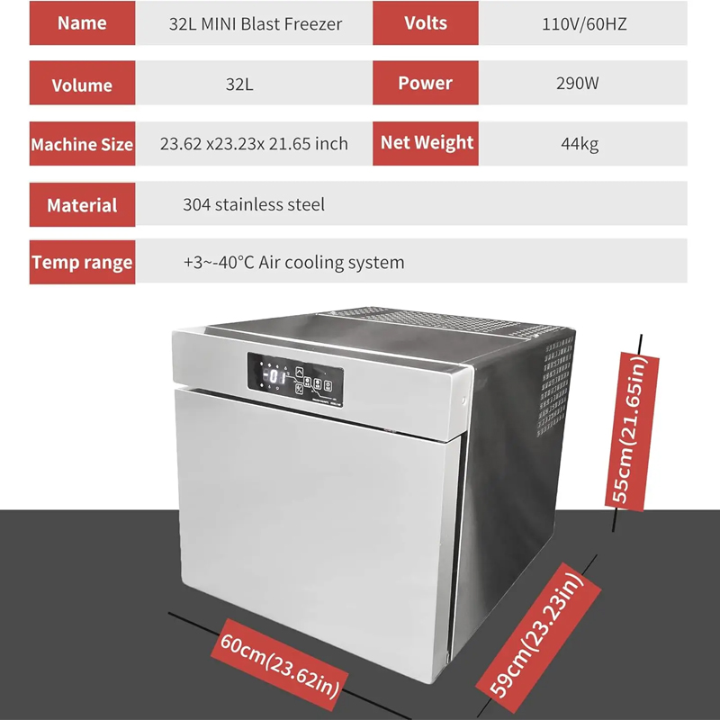 Zeevruchten snelle vriezer zo  - Commercial Chest Freezer recensie en prijs