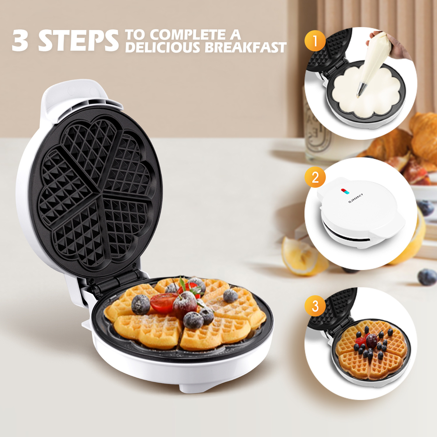 Ontbijt Wafel Mallen Ei Taart  - Donut Making Machine recensie en prijs