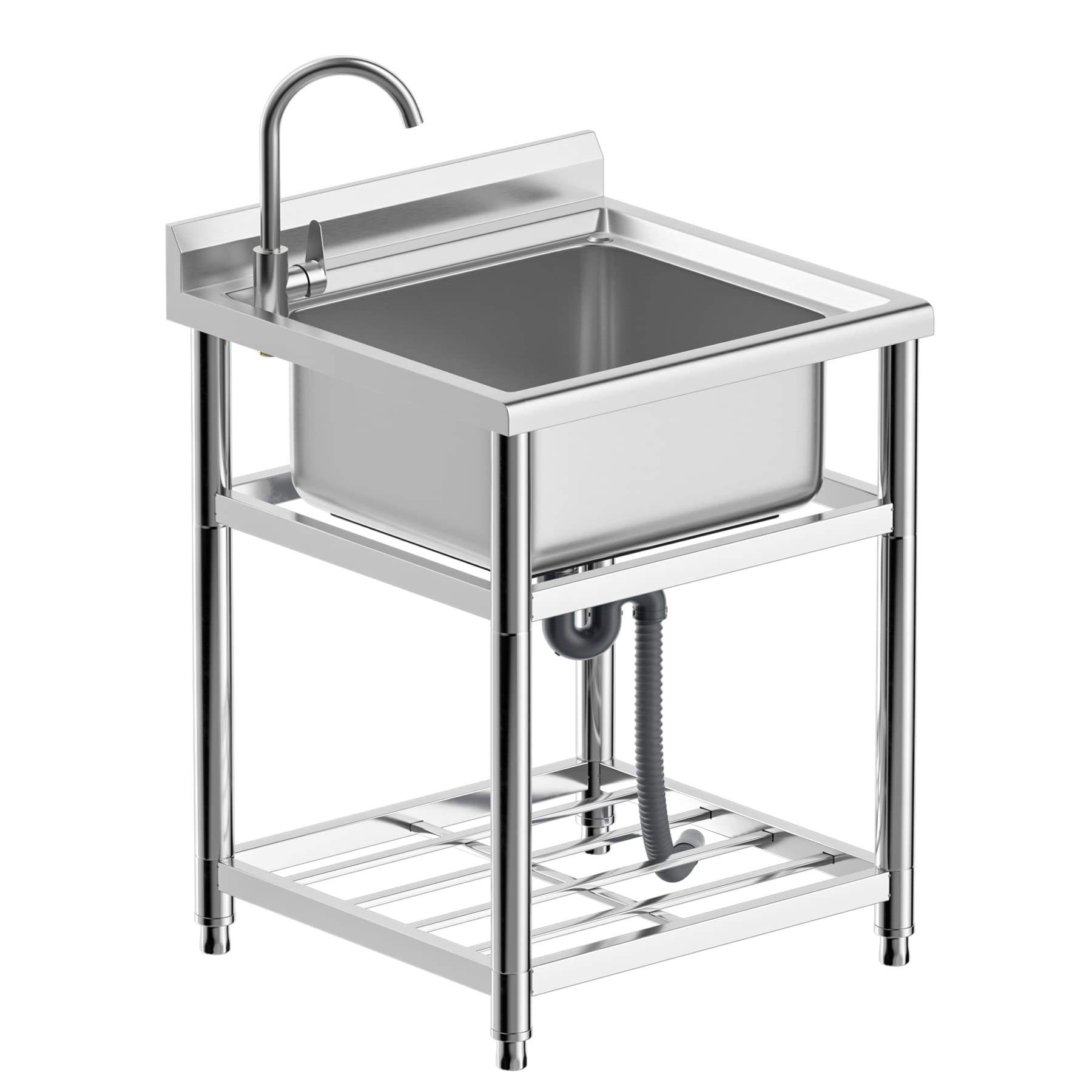 Topverkochte RVS commerciële s - Commercial Kitchen Sink recensie en prijs