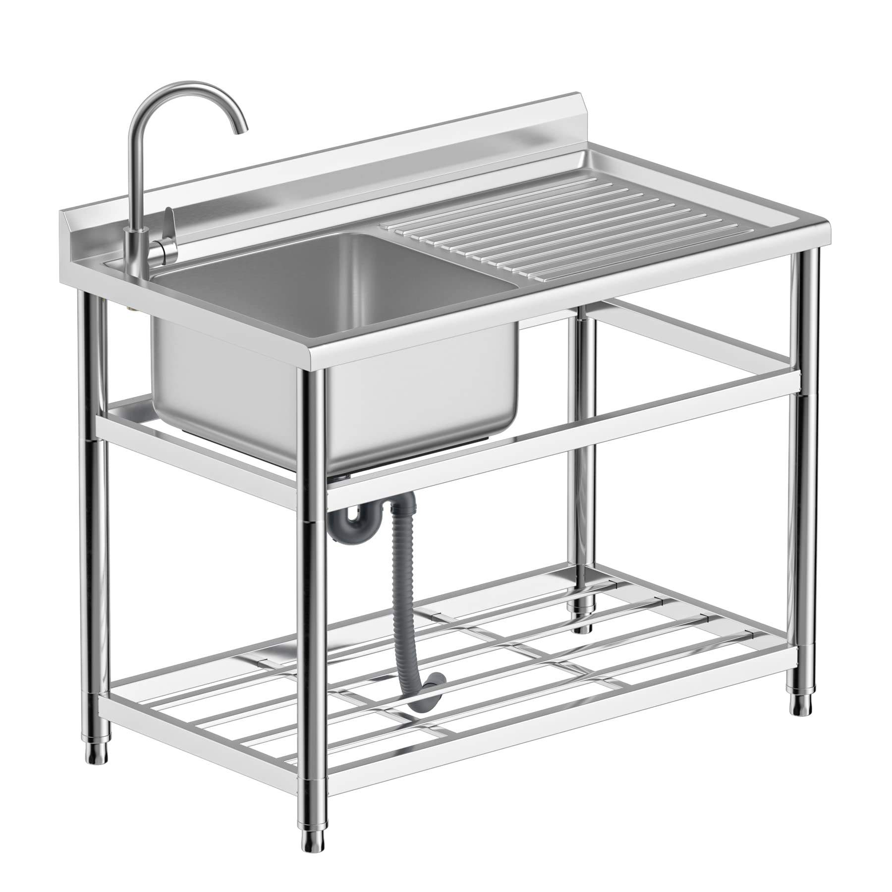 Topverkochte RVS commerciële s - Commercial Kitchen Sink recensie en prijs