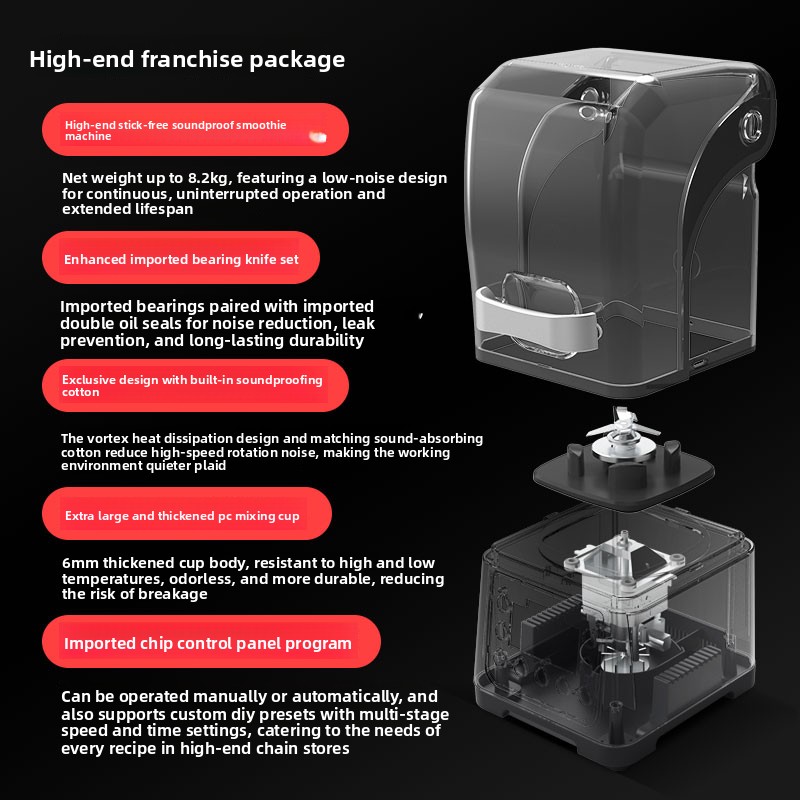 Robuuste commerciële slushmach - Commercial Blender Heavy Duty recensie en prijs