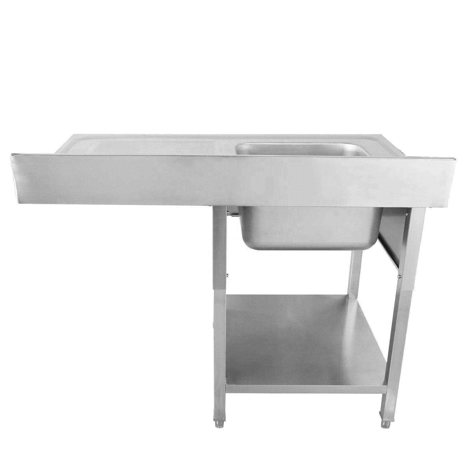 RVS werktafel commerciële keuk - Commercial Kitchen Sink recensie en prijs